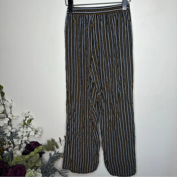 FAITHFULL THE BRAND Es Torrent Tie Wide Leg Pants Glasglow Stripe {E23} - Picture 3 of 5